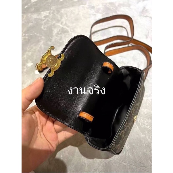 ซีลีน-สะพายข้าง-cross-body-กระเป๋าจิ๋ว-พร้อมสายหนัง-อะไหล่ทอง