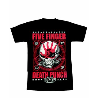 เสื้อยืดลาย Five finger death punch -Redskull