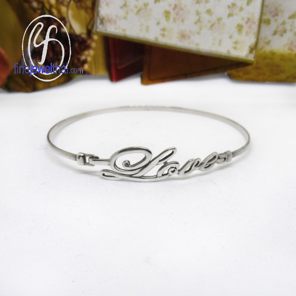 finejewelthai-กำไล-กำไลเงินแท้-เงินแท้-bangle-silver925-g302300