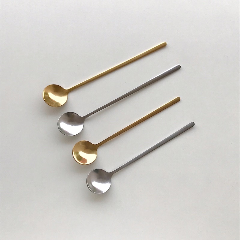 ช้อนทานขนม-ช้อนคนกาแฟ-ช้อนทานไอศกรีม-round-spoon-faryheyz