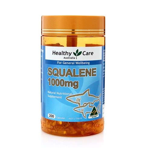 Healthy Care Squalene 1000mg 200 Capsules
