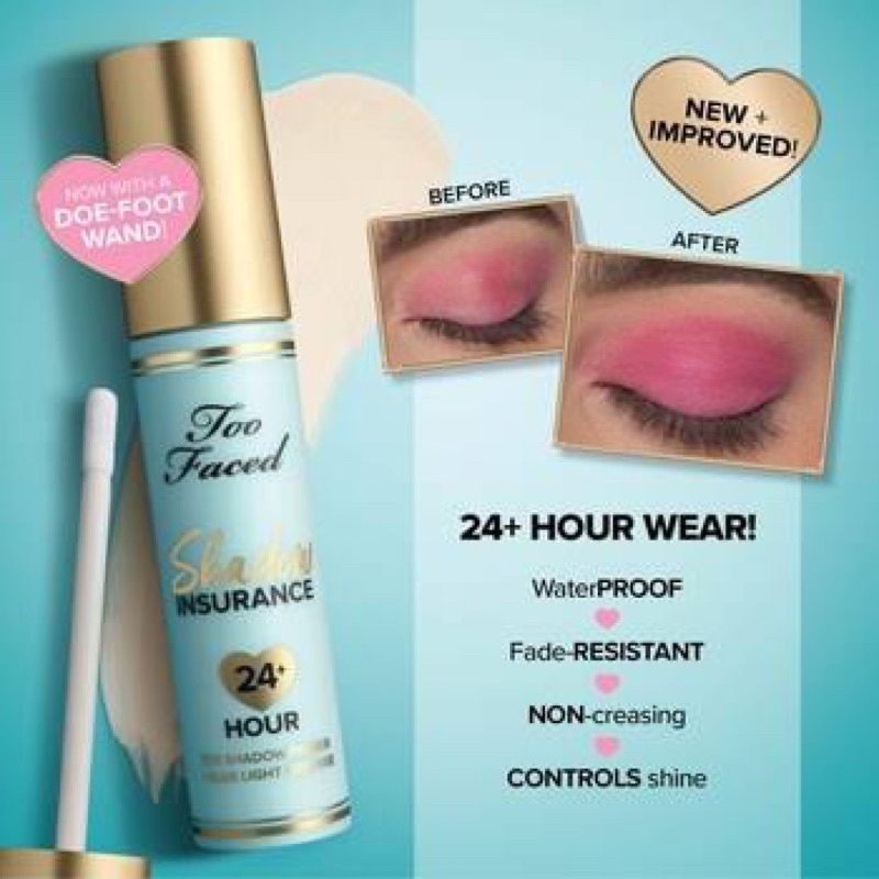 แพ็คเกจใหม่-too-faced-shadow-insurance-24-hour-eyeshadow-primer-6ml-เบสทาตา-อายแชโดว์ไพรเมอร์