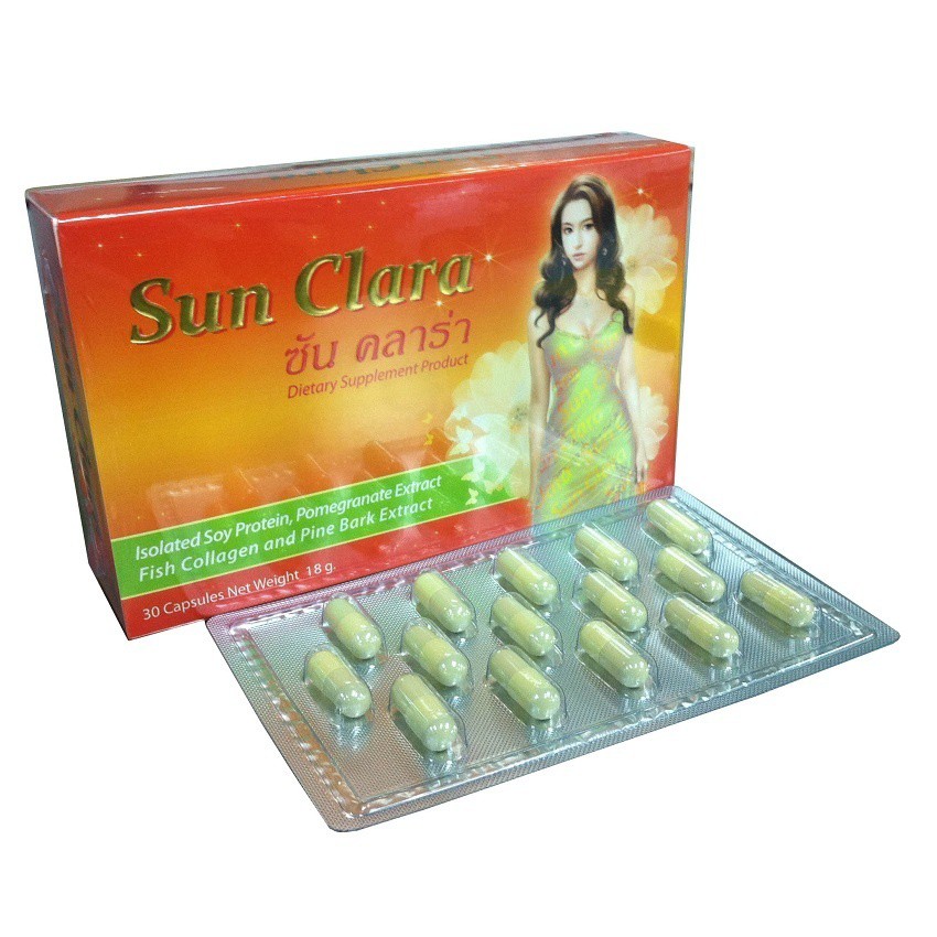 sun-clara-ซัน-คลาร่า-กล่องส้ม-30-แคปซูล