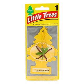 Air freshener HANGING PAPER AIR REFRESHER LITTLE TREES VANILLA AROMA Air freshener desiccant Home use น้ำหอมปรับอากาศ แผ