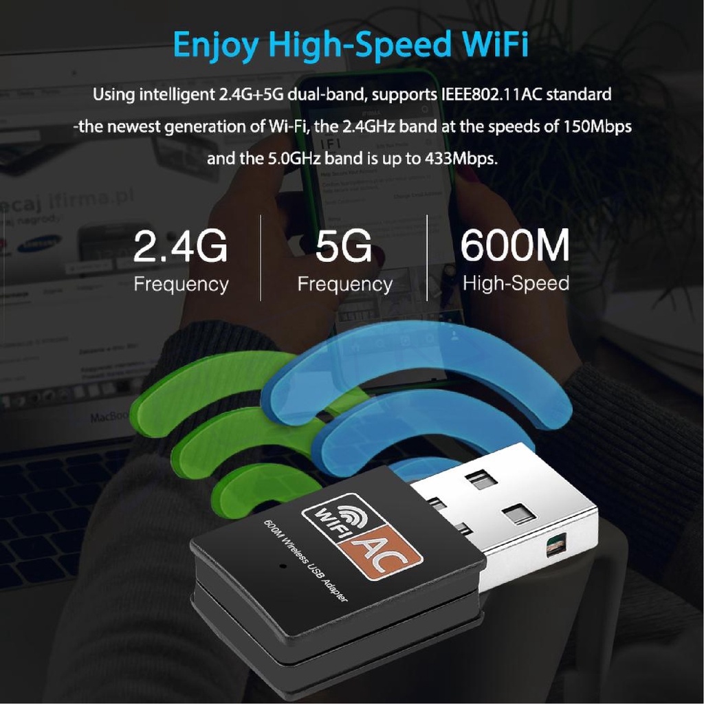 600mbps-dual-band-2-4g-5g-hz-wireless-lan-usb-pc-wifi-adapter-802-11ac