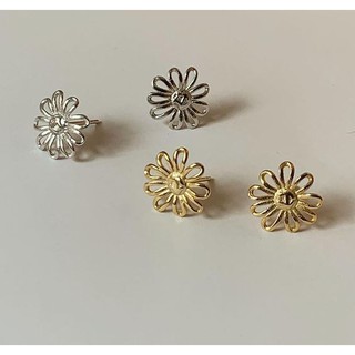 สินค้า ใส่โค้ด NWYFA1P ลด 7% **Last chance to buy**A.piece ต่างหูเงินแท้ [all silver 925] blooming earrings (215)
