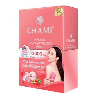 แท้/ถูก/ส่งไว**แท้💯ชาเม่อั้ม CHAME’ Hydrolyzed Collagen Trıpeptıde Plus 6 ซอง