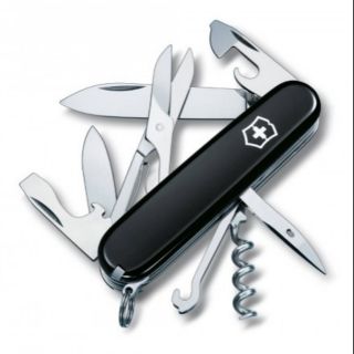 [GENUINE] มีดพับอเนกประสงค์ Victorinox รุ่น CLIMBER Black​ (1.3703.3)​  ของใหม่ ของแท้