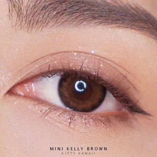 Mini Kelly Brown สายตาปกติ-75 คอนแทคเลนส์ kitty kawaii
