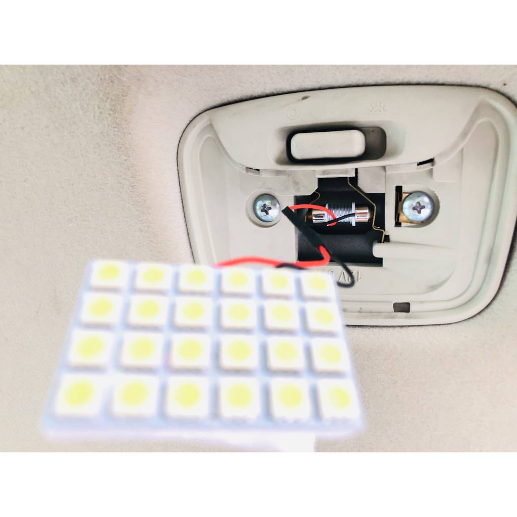 ไฟเพดานในรถ-5050-24led-12v-2set-ไฟในเก๋งไฟห้องโดยสาร