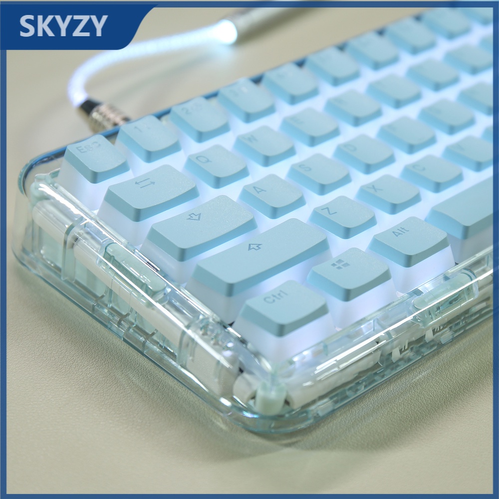 ใหม่ Pudding Keycap OEM Profile PBT วัสดุ การส่งผ่านแสง RGB แป้นพิมพ์