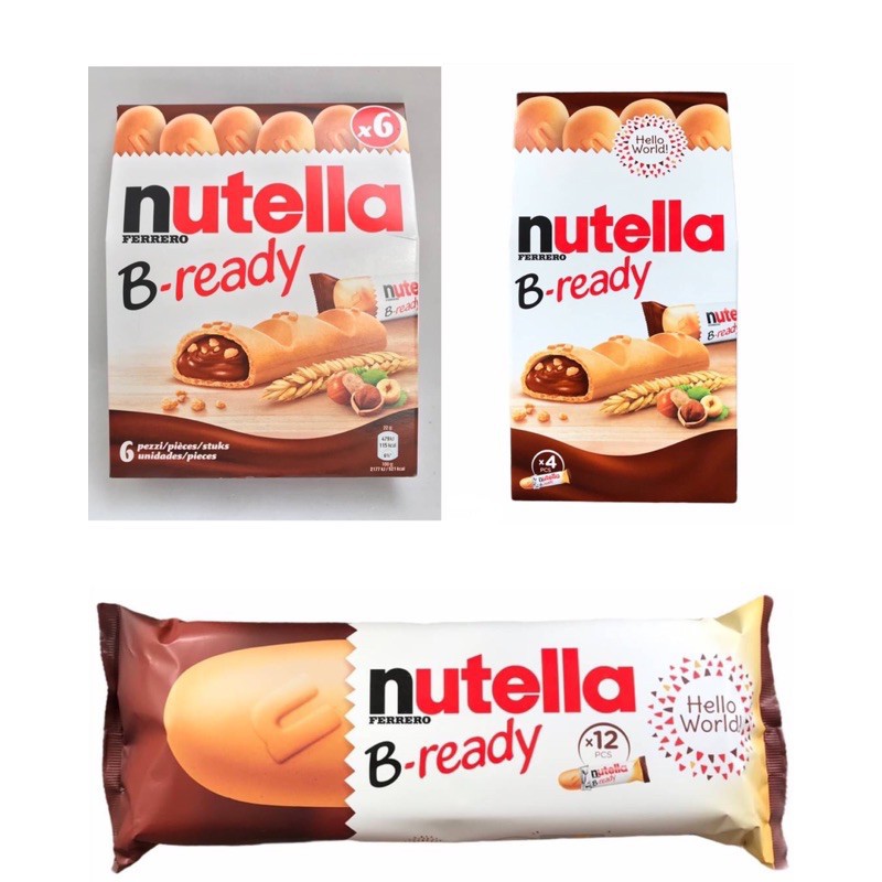 ภาพหน้าปกสินค้าNutella ฺB ready 4 ชิ้น, 6 ชิ้น 12 ชิ้น หมดอายุ 2023 Nutella ฺBiscuit นูเทลล่าบิสกิต นูเทลล่า จากร้าน gimyongdotshop บน Shopee