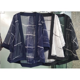ภาพหน้าปกสินค้าเสื้อคลุมกิโมโน kimono สไตล์ญี่ปุ่น เกาหลี ที่เกี่ยวข้อง