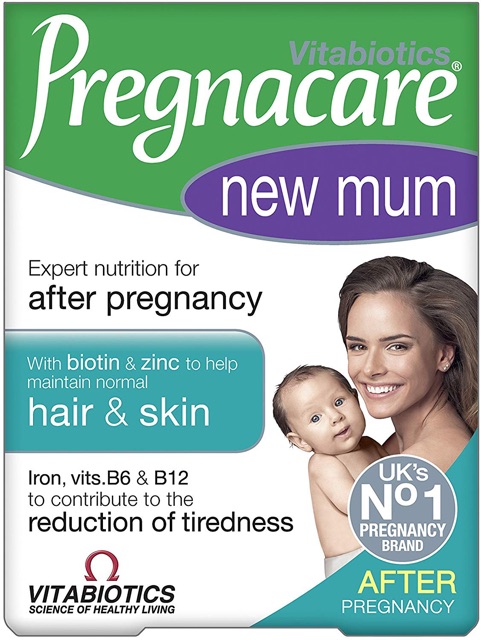 พร้อมส่ง-วิตามินบำรุงร่างกายสำหรับคุณแม่-vitabiotics-pregnacare-new-mum