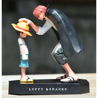 [ชางครูซ + ลูฟี่ตอนเด็ก] ตุ๊กตาฟิกเกอร์ ขนาดใหญ่ Figure Model Onepiece วันพีซ โมเดล 21.5*14.5*25ซม. เท่มากๆ