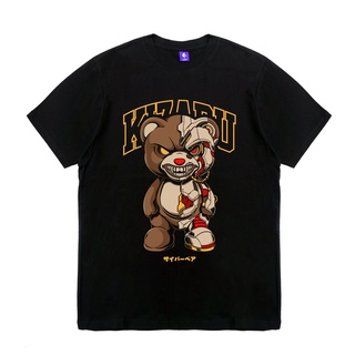 เสื้อยืดโอเวอร์ไซส์เสื้อยืด ลาย Kizaru Origin MECHA BEARS-3XL