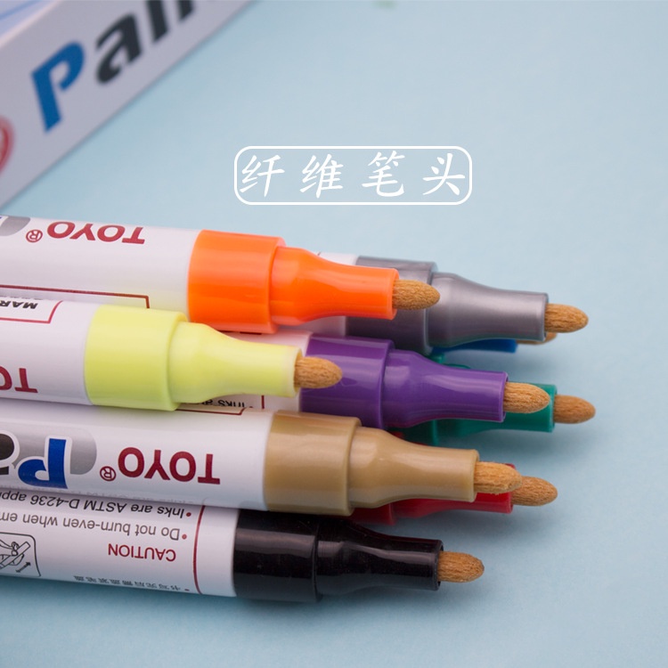 ภาพสินค้าปากกาเขียนยาง TOYO Paint ปากกา​อเนกประสงค์​ เขียนล้อรถยนต์/พลาสติกและอื่นๆ ปากกาเขียนยาง​ ปากกาเขียนเหล็ก จากร้าน louissupot บน Shopee ภาพที่ 1