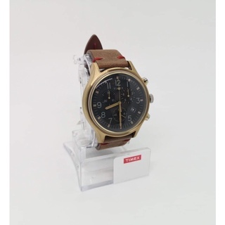 Timex Mens TW2R96300 MK1 42mm Black Dial Leather Watch