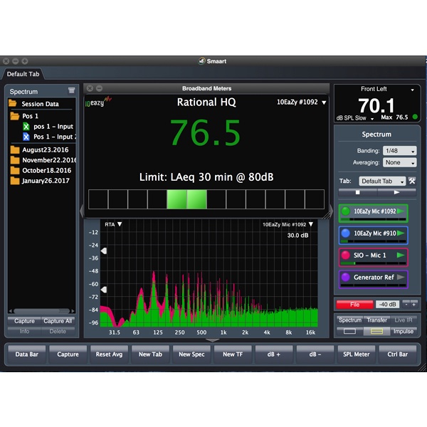 ภาพสินค้าRaional Acoustics Smaart v8.5.2.1 WIN/MAC 8.5.1.2 ล่าสุด 0.6.2022 โปรแกรมสำหรับการวัดเสียง วิเคราะห์เสียงขั้นสูง จากร้าน nantawathem บน Shopee ภาพที่ 1