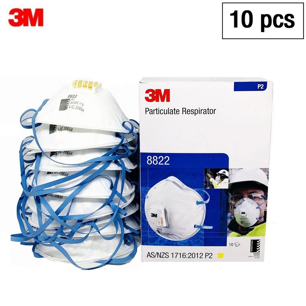 3m-10-ชิ้น-particulate-respirator-8822-p2-หน้ากากป้องกันฝุ่นละอองและฟูมโลหะ