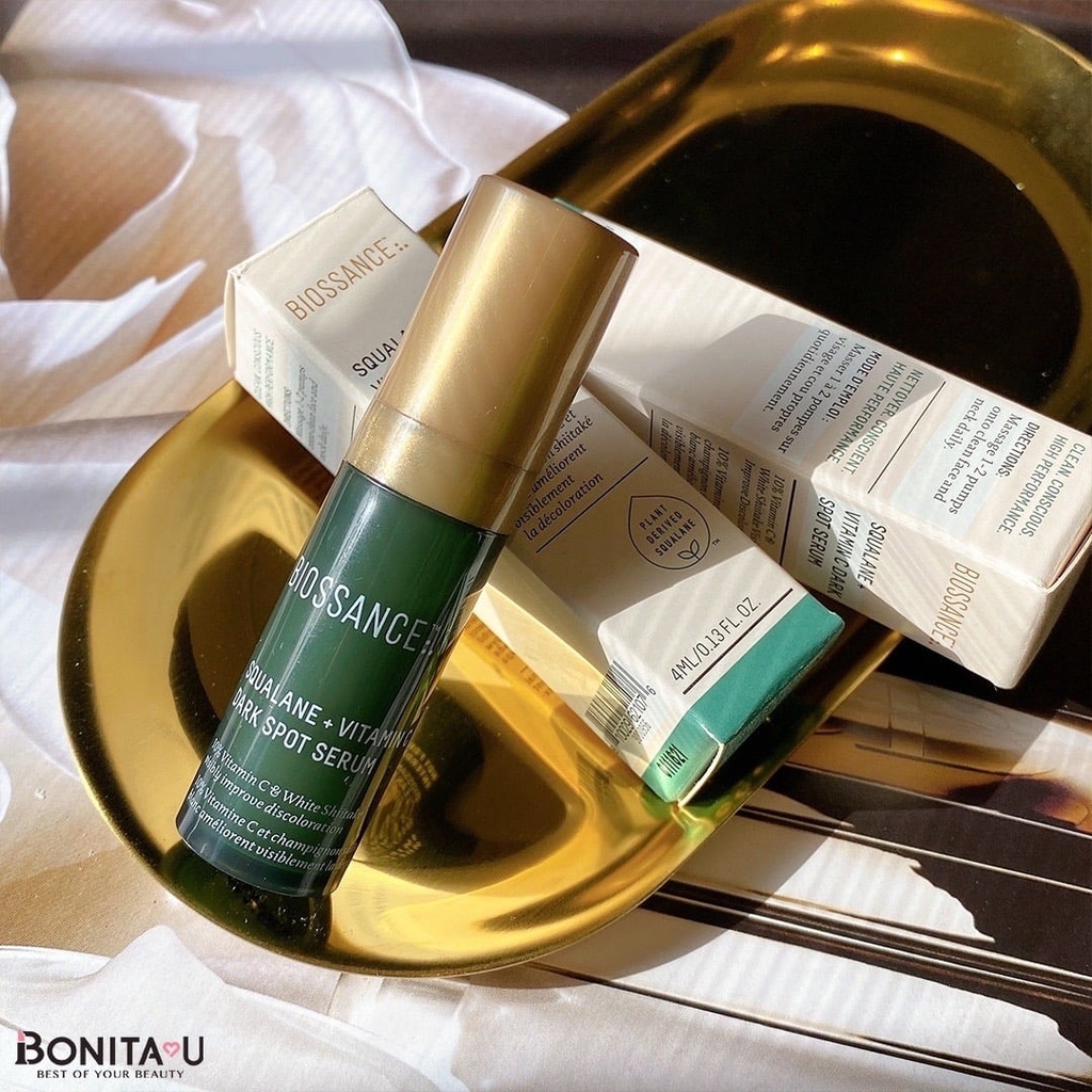 Biossance Squalane + Vitamin C Dark Spot Serum 4ml. Shopee Thailand