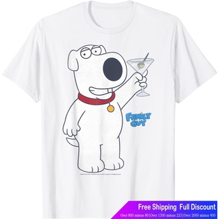 เสื้อยืดอินเทรนด์ผู้ชายอินเทรนด์ผู้หญิงFamily Guyเสื้อยืดลำลอง Family Guy Brian Griffin Portrait T-Shirt Family Guy Roun