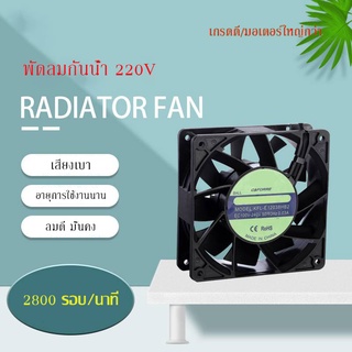 ภาพขนาดย่อของภาพหน้าปกสินค้าIP67พัดลมกันน้ำ 220V เกรดดี เสียงต่ำ BRUSHLESS FAN สีดำ RPM2800/Min แถมตะแกรง จากร้าน kwiyou บน Shopee