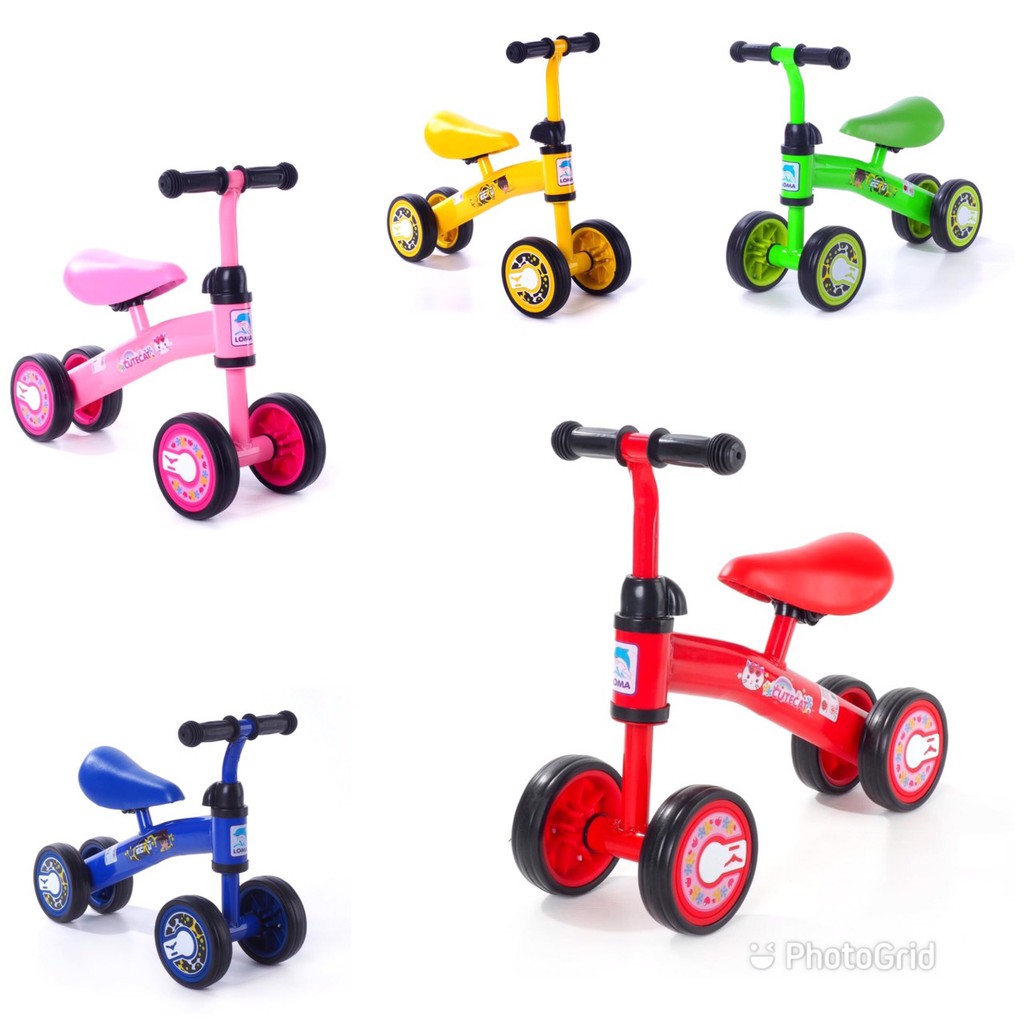 จักรยานเด็ก4ล้อ-จักรยานเด็ก-จักรยานทรงตัว-จักรยานขาไถ-จักรยานฝึกการทรงตัว-จักรยานบาล๊านซ์