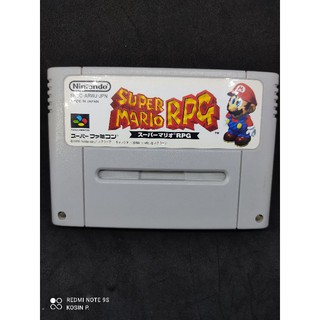 ตลับแท้ เกมส์ Super Mario RPG สภาพดี ใช้งานได้ปกติ เกมส์ RPG สุดฮิต สินค้าดี ไม่มีย้อมแมว 🙀