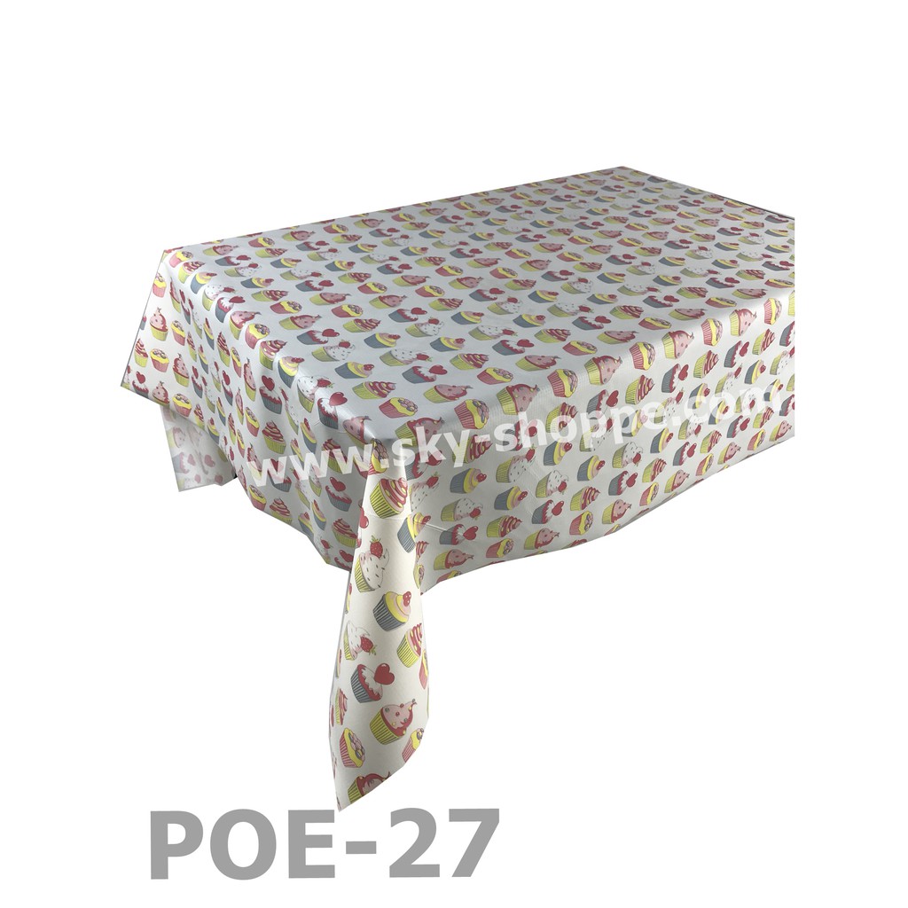 พลาสติกปูโต๊ะ-ยาว-1-40-เมตร-ลายขนมเค้ก-poe27-กันลื่น-กันน้ำ-ทำความสะอาดง่าย-by-plasdesign