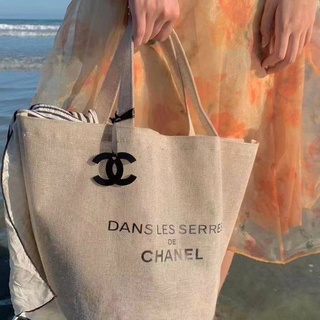 กระเป๋าถือผ้ากระสอบ chanel