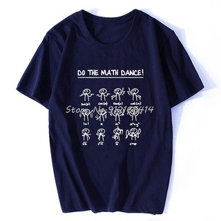 เสื้อยืดคอกลม แขนสั้น ผ้าฝ้าย พิมพ์ลายกราฟฟิค Do The Math Dance สไตล์ฮาราจูกุ แนวสตรีท แนวตลก เหมาะกับคู่รัก สําหรับผู้ช