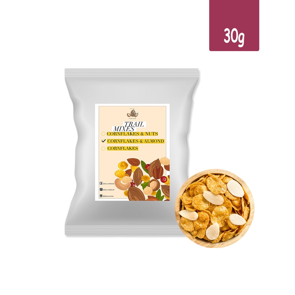 ภาพหน้าปกสินค้าJawiss Cornflakes & Almond คอร์นเฟลก 30g