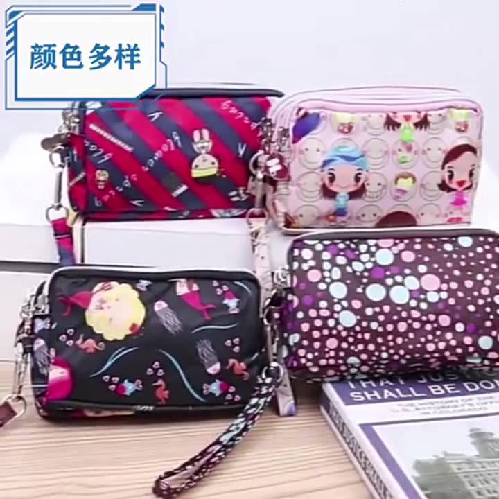 arleen-กระเป๋าใส่เหรียญ-กระเป๋าใส่มือถือ-กระเป๋าผ้ายีนส์-3-ช่อง-ladies-bag
