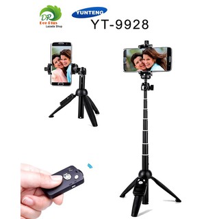 Original 100% YUNTENG YT-9928 3 in 1 ขาตั้งพร้อมไม้เซลฟี่ และ รีโมทชัตเตอร์ Selfie/Tripod/Remote controller ของแท้ 100%