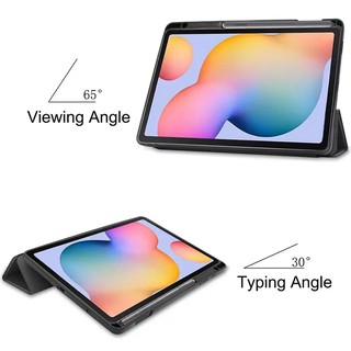 ภาพขนาดย่อของภาพหน้าปกสินค้า018.  Smart Case เคส Samsung Tab S6 lite/Tab A7 10.4/Tab A 2019 T295 พร้อมที่ใส่ปากกา เปลือก จากร้าน case_fashion_ บน Shopee ภาพที่ 1