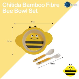 CHITIDA BAMBOO FIBRE ชุดชามสำหรับเด็ก ทำจากเยื่อไผ่