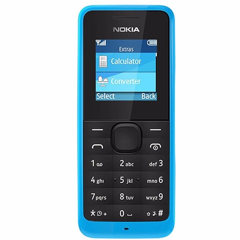 โทรศัพท์มือถือโนเกีย-ปุ่มกด-nokia-105-สีฟ้า-3g-4g-รุ่นใหม่-2020