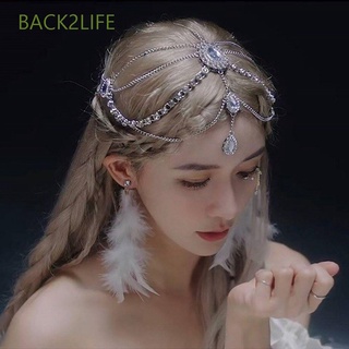 Back2Life ที่คาดศีรษะประดับคริสตัลสไตล์โบฮีเมียนหลากสีสําหรับผู้หญิง