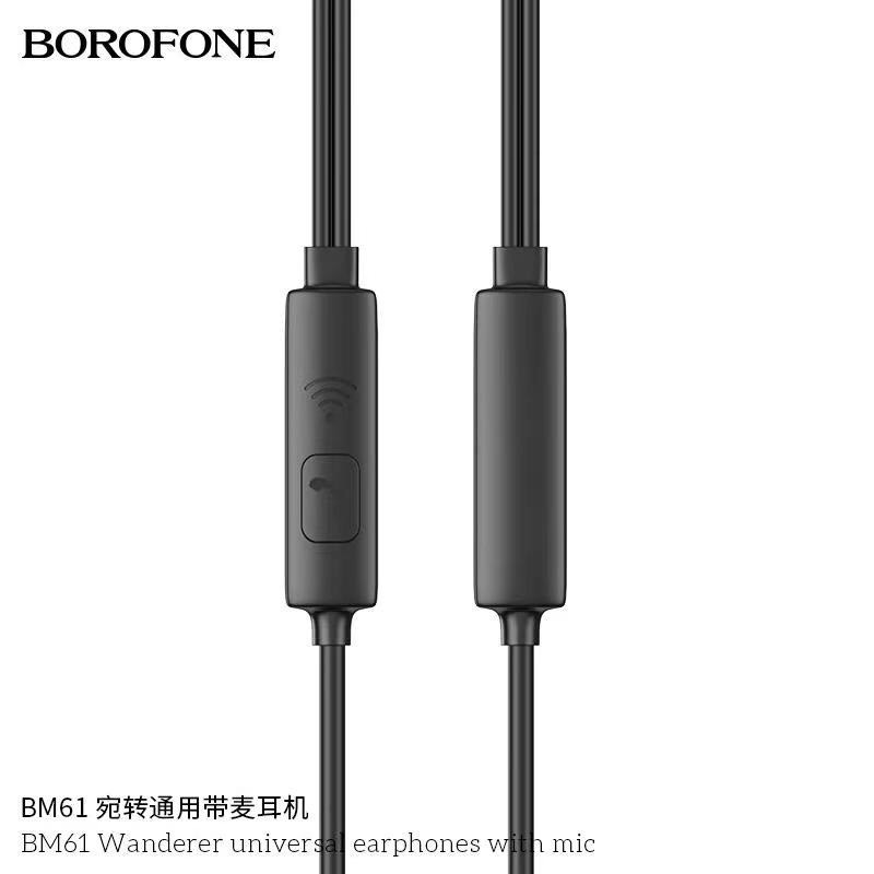 borofone-bm61-หูฟัง-หูฟังราคาส่ง-แบบสาย-borofone-bm61-งานแท้100-ทนมาก-เบสดี-คุณภาพสูง-ราคาเบา-ส่งไว