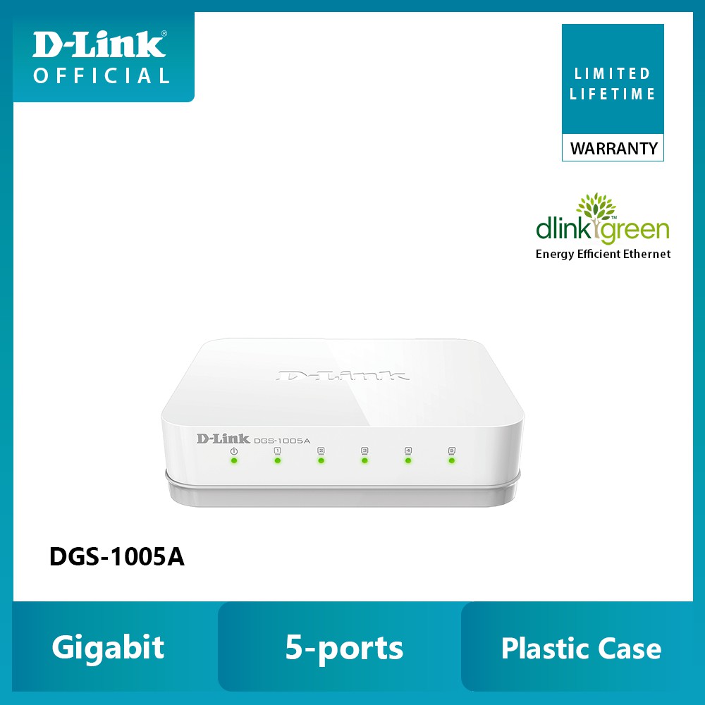 d-link-dgs-1005a-5-port-10-100-1000mbps-unmanaged-gigabit-switch