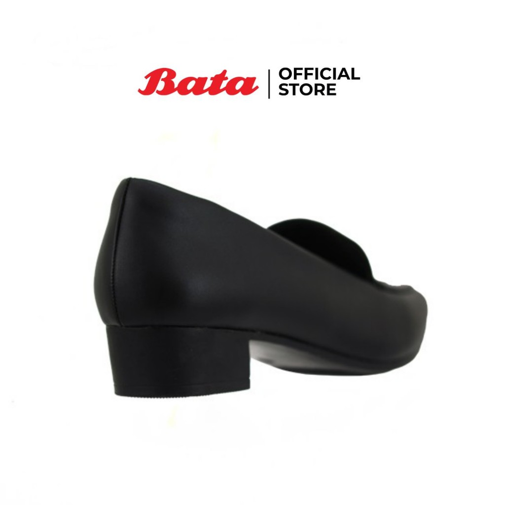 bata-บาจา-รองเท้าคัทชู-รองเท้าทางการ-ใส่ทำงาน-ส้นสูง-1-5-นิ้ว-dress-แบบสวม-ปิดส้น-สีดำ-รหัส-6516904