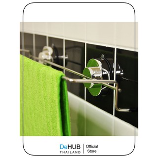 Dehub Towel Hanger 450R - S60 ตะขอแขวน ติดผนัง ไม่ต้องเจาะผนังให้เป็นรู สแตนเลส ตัวแขวน ตะขอแขวนอเนกประสงค์ ตะขอแขวนเสื้