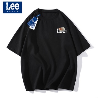 Leefalle เสื้อลําลอง พิมพ์ลาย สีพื้น เรียบง่าย แฟชั่นฤดูร้อน สําหรับคู่รัก ใหม่