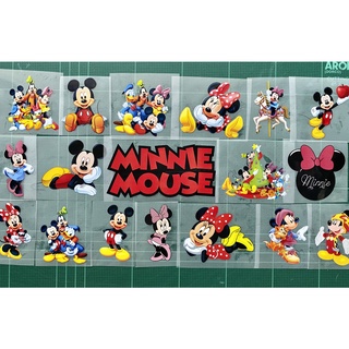 ตัวรีดการ์ตูน Mickey mouse 🐰 Minnie monuse  ตัวรีดการ์ตูนกระต่าย รีดง่ายติดทุกเนื้อผ้า 😍
