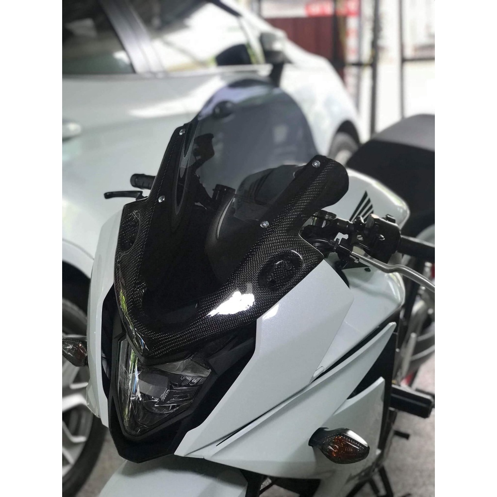 ชิวหน้า-cbr650f-คาร์บอนแท้-งานหุ้มผ้าคาร์บอนแท้