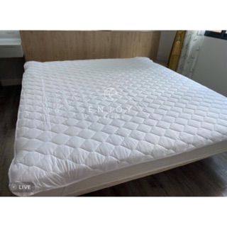 Enjoysleeping ผ้ารองกันเปื้อน ผ้ารองที่นอน กันเปื้อน ผ้าปูที่นอน ผ้าปูกันเลอะ mattress protector pad ผ้าคลุมเตียง บุใย ที่นอน
