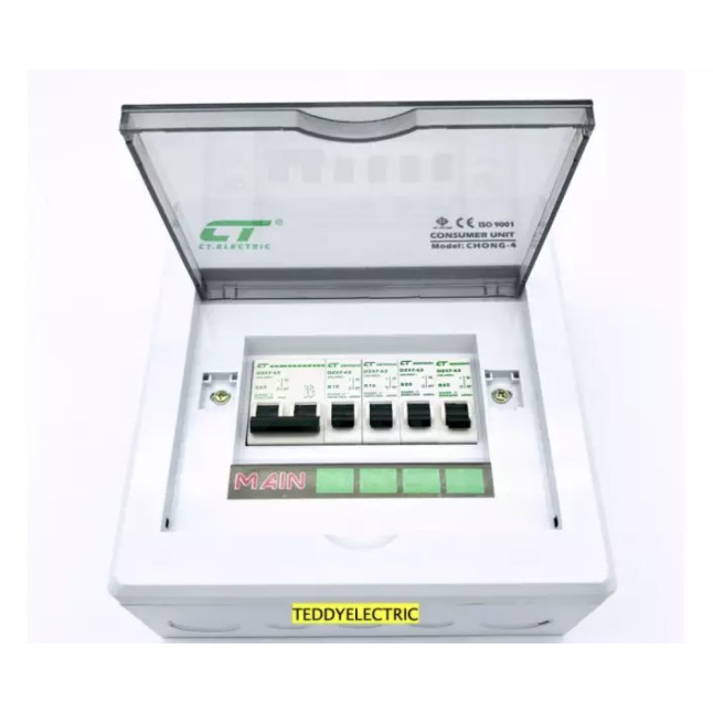 ct-electric-รุ่น-chong-4-ตู้คอนซูเมอร์ยูนิตตัดไฟสำเร็จรูปแบบ-4-ช่อง-เมน-2p63a-พร้อมลูก-1p10a-16a-20a-32a