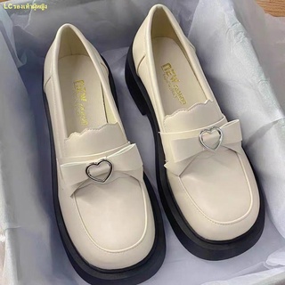 พร้อมส่ง 🌈รองเท้าหนังขนาดเล็กผู้หญิง 2022 ใหม่ด้านล่างหนารองเท้าไม่มีส้นทั้งหมดตรงกับญี่ปุ่น jk รองเท้าแมรี่เจน