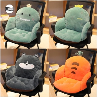 เบาะรองนั่ง มีที่พิงหลัง และแผ่นกันลื่น เบาะตัวการ์ตูนสุดน่ารัก สินค้าพร้อมส่ง ขนาด 35x35x55